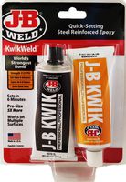 J-B Weld 8271 KwikWeld Professional Size Steel Reinforced Epoxy Twin Pack - 10 oz.