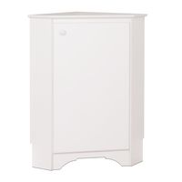 Prepac Elite Corner Storage Cabinet, Elite Corner Storage Cabinet, White