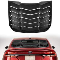 Danti Rear Window Louvers Sun Shade Cover in GT Lambo Style for 2013-2018 Ford Fusion Models Such as The S, SE, S Hybrid, Hybrid SE, Titanium, Hybrid Titanium, ENERGI SE, and ENERGI Titanium