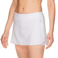 HEAD Women's Athletic Tennis Skort - Performance Training & Running Skirt - Spike Stark White, X-Small