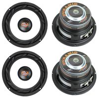 4) NEW PYRAMID WX65X 6.5" 1200W Car Audio Subwoofers Subs Power Woofers 4 Ohm