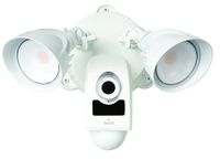 Security Camera - RCA Flood Light Camera for Live Home Security Monitoring - Motion Sensor Activated, WiFi Camera with HD Live Streaming, Siren Alarm and Two Way Audio for Backyard or Outdoor Use
