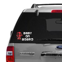 Deadpool Baby on Board/Marvel Comics/Vinyl Sticker