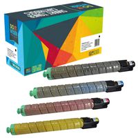 Do it Wiser Compatible Toner Cartridge Replacement for Ricoh Aficio MP C3502 MP C3002-841735 841737 841738 841736 - Black 28,000 & Colors 18,000 Pages (Black Cyan Magenta Yellow, 4-Pack)