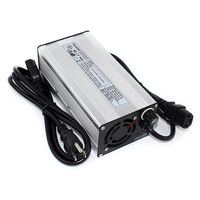 29.4V 12A Charger 29.4V Li-ion Battery Charger Use for 7S 24V Lithium Battery Pack with Cooling Fan Smart Charge