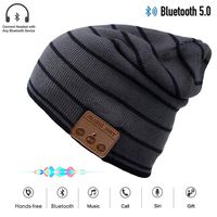 CCHKFEI Bluetooth Beanie Hat, Unisex Beanie Bluetooth Musical Hat with Speaker Mic Winter Sport Cap Warm & Comfortable for Gifts