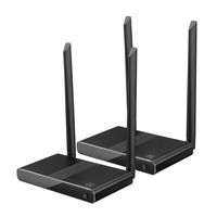 TNP Wireless HDMI Transmitter and Receiver Kit - Wireless HDMI Extender Adapter Signal Amplifier Booster Repeater for Up to 300 Feet with USB IR Remote Control Receiver & Blaster HD Video Audio 1080P