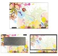 decalrus - Protective Decal Floral Skin Sticker for Lenovo Yoga 730-15 (15.6" Screen) case Cover wrap LEyoga730_15-128