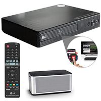 OREI LG Electronics BP550 Wi-Fi and 3D Smart Blu-Ray Disc Player and HDMI Cable + Remote
