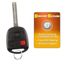 Discount Keyless Remote Entry Replacement Uncut Key Fob For HYQ1512V 67 Chip