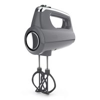 Black+Decker MX600G Helix Performance Premium Hand, 5-Speed Mixer, Grey, 5 Attachments + Case