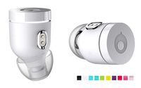 Crazybaby Air Nano True Wireless in-Ear Headphones Lightweight Mini Colorful TWS Bluetooth 5.0 Earbuds Sport Earphones Snug Fit, LED, Noise Isolation, Charging Case, Phone Control, Mic - White