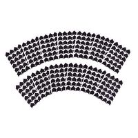 iGadgitz Home U7010 - Self Adhesive Photo Corners in Various Colours - Black, White, Gold or Silver - Photo Mounting Corners, Picture Corners Stickers - Black - 312 Pieces