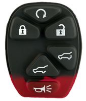 KeylessOption Keyless Entry Remote Control Key Fob Rubber Button Pad Outer Cover Shell Repair Fix For OUC60270, OUC60221