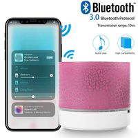 Portable Wireless Mini Bluetooth Speaker,AICase Super Bass Stereo Rechargeable Speaker with LED Lights