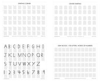 Handwriting Without Tears Block Paper - 8 1/2 x 11 inches - Set of 105 Sheets - Gray