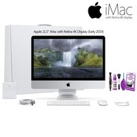 Apple 21.5-Inch iMac with Retina 4K Display MRT42LL/A (Early 2019) with Deluixe Cleaning Set