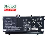 BOWEIRUI SH03XL HSTNN-LB7L 859026-421 (11.55V 57.9Wh 5020mAh) Laptop Battery Replacement for Hp Spectre X360 13-AC033DX 13-W013DX Series Notebook CN03XL 901308-421 859356-855 TPN-Q178 SHO3XL 13-AB001