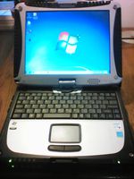 Panasonic ToughBook CF-19 INTEL Core 2 Duo 1100MHz 80Gig Serial ATA HDD 1024mb DDR2 NO OPTICAL DRIVE Wireless WI-FI LCD Genuine Windows 7 Professional 32 Bit Laptop Notebook Computer