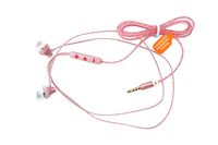Wired Noise Cancelling Microphone Earphones Mutlifunction Stereo Sound Kids Headphones for Kids Children Teen Girls Apple Android Laptop PC Compatible Pink
