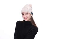 Upgraded Bluetooth Beanie Hat Wireless Headphones Headset Music Hat Winter Knit Cap with Stereo Speakers & Microphone Unique Christmas Tech Gifts for Women Mom Her Men Teen Boys Girls (Khaki)