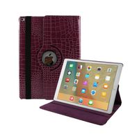 A-code Apple iPad Pro 12.9 inch 2015/2017 Released Case,360 Degrees Rotating Multi Angles Screen Protective Stand with Auto Sleep/Wake Smart Cover (Purple)