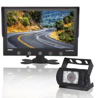Upgraded 2017 Backup Rear View Car Truck Camera & Monitor System, Waterproof, 9" LCD Display Monitor, Night Vision, Anti Glare, For Truck, RV Trailer, Vans Reverse Parking, DC 12-24V - PLCMTR92