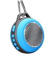 Portable Outdoor Wireless Bluetooth Speaker with 5 Driver, Pairs with All Bluetooth Devices with FM Radio, AUX, SD and Speakerphone(Blue)