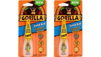 Gorilla Super Glue with Brush & Nozzle Applicator, 12 Gram, Clear, (Pack of 2)