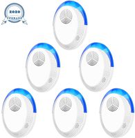 Ultrasonic Pest Repeller, 6 Packs, 2020 Upgraded, Electronic Indoor Pest Repellent Plug in for Insects, Mice,Ant, Mosquito, Spider, Rodent, Roach, Mosquito Repellent for Children and Pets' Safe