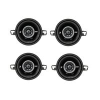 KICKER 3-1/2" 3.5" 80 Watt 2-Way Car Audio Speakers DSC35 DS35 Coax (4 Pack)