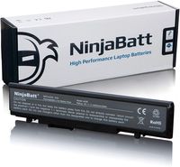 NinjaBatt Laptop Battery PP39L for Dell Studio 1535 1536 1537 1555 1557 1558 WU946 PP33L 312-0701 312-0702 KM887 KM901 KM904 KM905 MT264 MT275 MT276 RM803 RM804 RM855 WU960 - [6 Cells/4400mAh/11.1V]