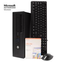 HP ProDesk 600 G1 SFF Small Form Desktop Computer PC, Intel Quad Core i5 3.2GHz, 8GB RAM, 500GB HDD, Microsoft Windows 10 Pro, Microsoft Office 365 Personal, DVD, Keyboard, Mouse, Wi-Fi (Renewed)