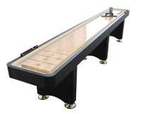 Playcraft Woodbridge Shuffleboard Table, Black, 14'