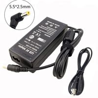 72W 12V 6A Ac Adapter Laptop Charger for LCD Monitor TV, Phillips 180MT, Siemens CMTC1515 15, CMTC1715 17, LSE0111B1275, LSE0111B1260, 0219B1280 Notebook Power Supply Cord Plug, 5.5 2.5mm