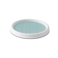 Copco 5234750 9 Inch Lazy Susan, 9-Inch, White/Aqua