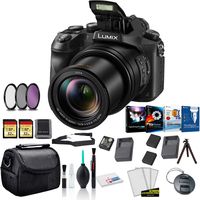 Panasonic Lumix DMC-FZ2500 20.1MP Digital Camera Bundle with 2X 32Gb Memory Cards + 2X Replacement Batteries + Travel Charger + Tripod+ More