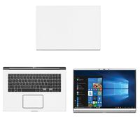 decalrus - Protective Decal for LG Gram 17Z990 (17.3" Screen) Laptop White Carbon Fiber Skin case Cover wrap CFlgGram17_17Z990White