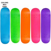 Moose 8.5" Blank Skateboard Deck Assorted Dipped 7-Ply Canadian Maple
