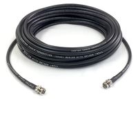 Custom Cable Connection 6 Foot Belden 1694A 6G HD-SDI RG6 BNC Cable (75 Ohm) Black Jacket