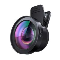 AUKEY Ora iPhone Camera Lens, 0.45x 120° Wide Angle + 15x Macro Clip-on iPhone Lens for iPhone 8, 7, 6, Samsung, Other Android Smartphones