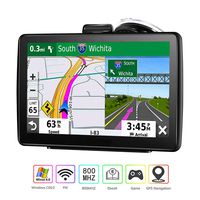 GPS Navigation (7 inch/8GB) Vehicle GPS Navigation System with Built-in Lifetime Maps,FM Car Navigation and Spoken Turn-by-Turn Directions (Black)