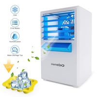 Lemebo Portable Air Conditioner Fan, Mini Personal Evaporative Air Cooler Fan Misting Swamp Cooler Desk Humidifier Fan for Office Dorm Nightstand