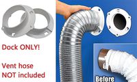4" Clothes Dryer Dock Quick Connect Vent White 5000-1 6" Overall Gxfc