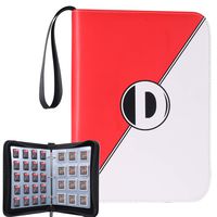 D DACCKIT 220 Game Cartridge Holders Storage Case for 120 Nintendo Switch Sony PS Vita Games and 100 Nintendo 3DS DS Game Cards - Red White