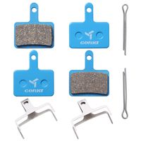 2 Pairs Multi-Metallic Disc Brake Pads for TRP Tektro Shimano Deore Br-M575 M525 M515 T615 T675 M505 M495 M486 M485 M475 M465 M447 M446 M445 M416 M415 M395 M396 M375 M315 M355 C601 C501 DP-B01S
