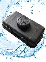 kaguster Waterproof Magnetic Stash Box (Mini 1, Black)