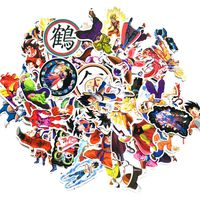Bowinr Dragon Ball Z Car Stickers, Anime Bumper Sticker for Phone, Laptop, Car, Lugguage, Skateboard and More(100'pcs)