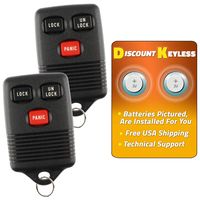 Discount Keyless Replacement Key Fob Car Entry Remote Compatible with Ford GQ43VT4T (2 Pack)