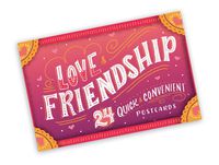 Studio Oh! Snail Mail Postcards Available in 4 Different Themes, Book of 24, Love and Friendship